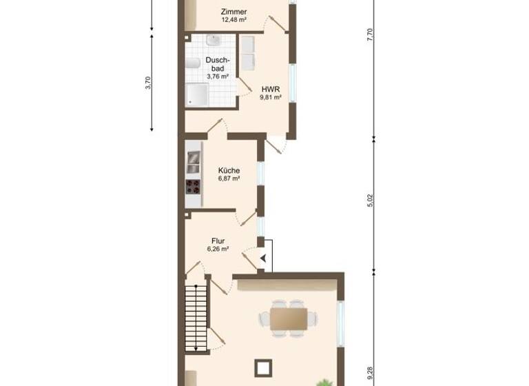 Doppelhaushälfte zum Kauf 109.000 € 3 Zimmer 95,1 m² 566 m² Grundstück Heide 25746