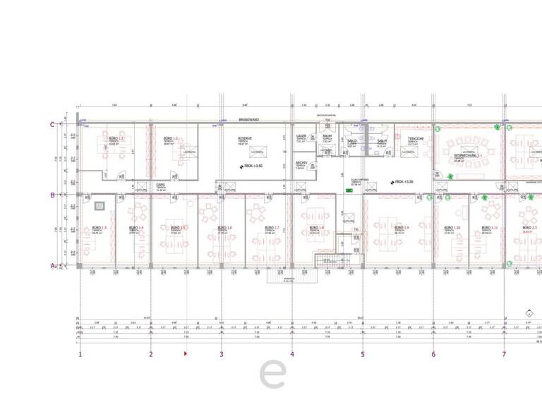 Büro zur Miete 396 € 1 Zimmer 44 m² Bürofläche Hörsching 4063