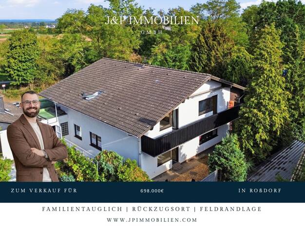 Mehrfamilienhaus zum Kauf 698.000 € 8 Zimmer 284 m² 722 m² Grundstück Roßdorf Roßdorf 64380