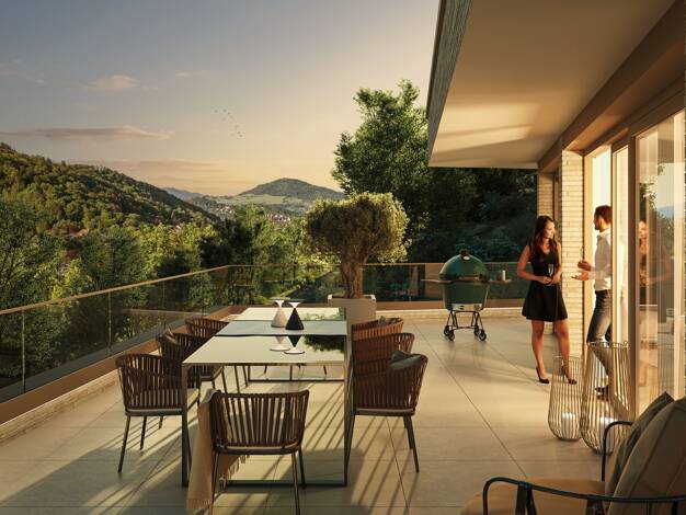 Penthouse zum Kauf - Erstbezug provisionsfrei 2.270.000 € 4 Zimmer 159,5 m² frei ab 01.03.2028 Herdern Nord 79104