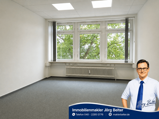 Büro zur Miete 7,50 € 160 m² Bürofläche Gutenbergring Garstedt Norderstedt 22848