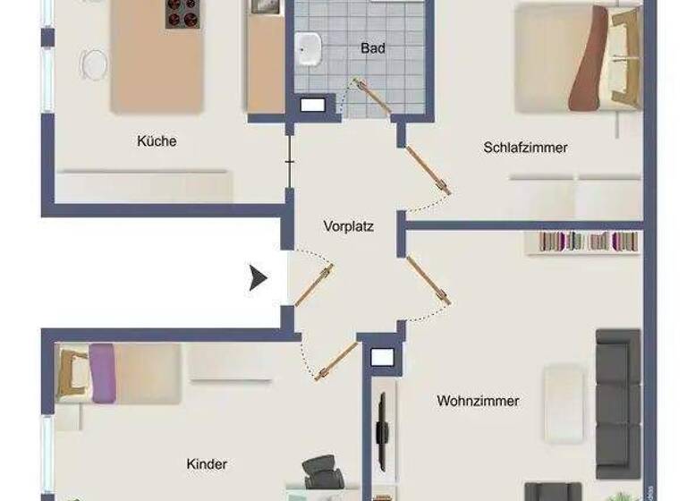 Wohnung zum Kauf 252.000 € 3 Zimmer 75 m² 1. Geschoss Tuttlingen 78532