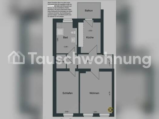 Wohnung zur Miete Tauschwohnung 470 € 2 Zimmer 60 m² Nordstadt Hannover 30167