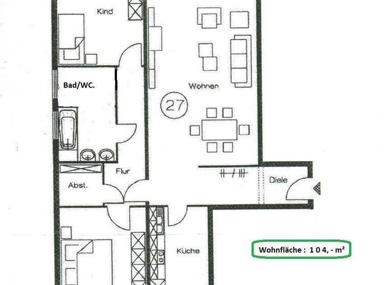 Wohnung zum Kauf 145.000 € 3 Zimmer 104 m² 5 Geschosse frei ab sofort Neustädter Ring 15 Northeim 37154
