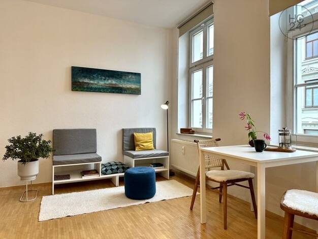 Wohnung zur Miete Wohnen auf Zeit 850 € 1 Zimmer 33 m² frei ab 01.10.2025 Zentrum-West Leipzig 04109