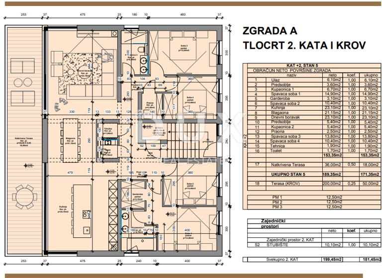 Wohnung zum Kauf 520.000 € 5 Zimmer 2. Geschoss Porec 52440