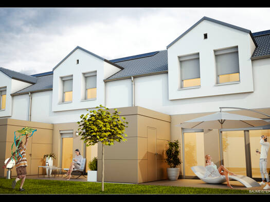 Reihenmittelhaus zur Miete - Erstbezug 1.387 € 4 Zimmer 111,8 m² 176 m² Grundstück Wiener Neustädter Straße 3a Lanzenkirchen 2821