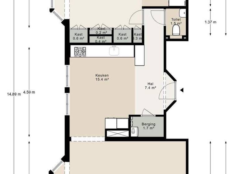 Haus zum Kauf 925.000 € 3 Zimmer 86 m² de lairessestraat 6 2M amsterdam 1071 NZ