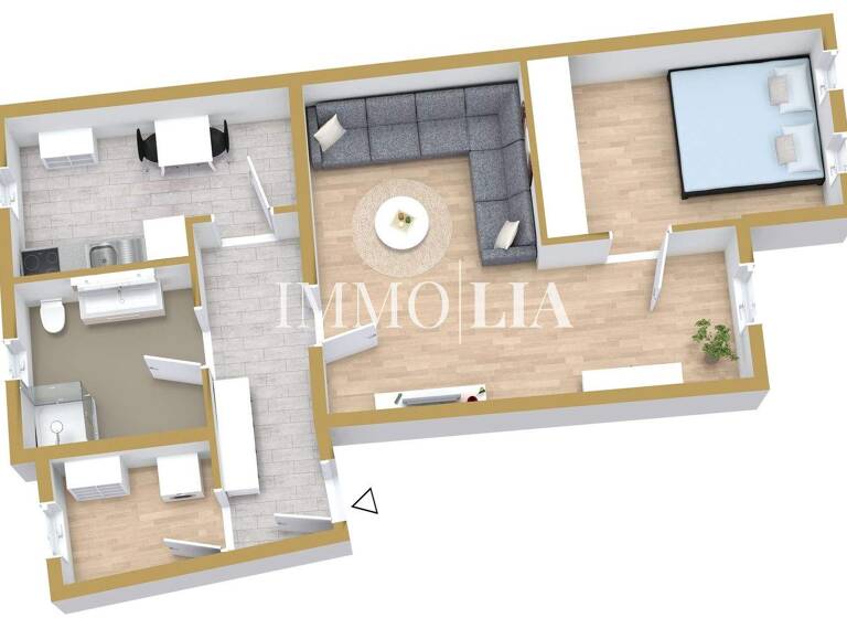 Wohnung zur Miete 425 € 2 Zimmer 50 m² 1. Geschoss Albrechts Suhl 98529