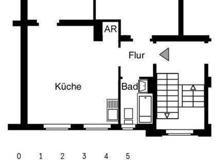 Wohnung zur Miete 552 € 2 Zimmer 51,2 m² 2. Geschoss frei ab 01.05.2026 Würzburger Str. 24 Reisholz Düsseldorf 40599