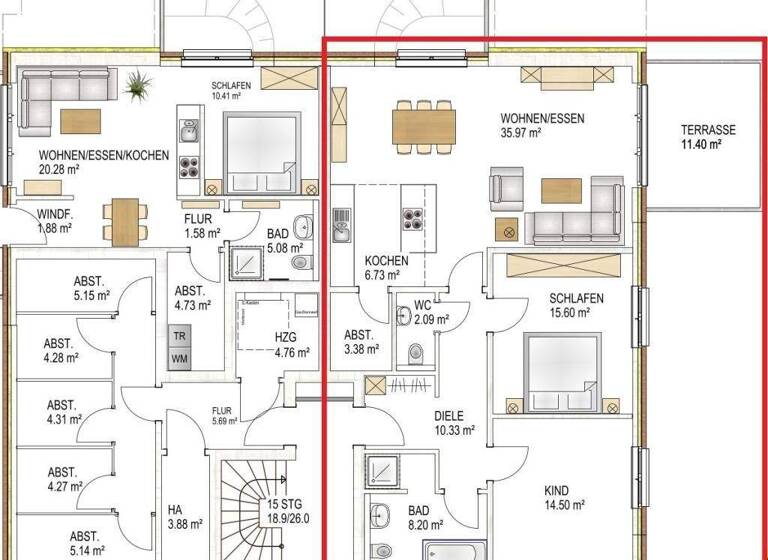 Wohnung zum Kauf 259.900 € 3 Zimmer 100 m² Itzehoe 25524