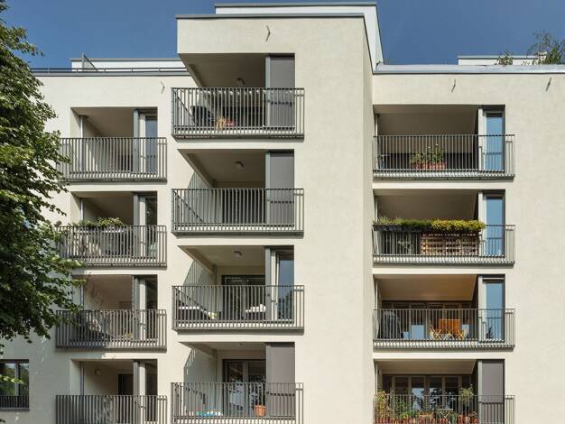 Penthouse zum Kauf - Erstbezug provisionsfrei 490.000 € 2 Zimmer 66,2 m² 3. Geschoss Charlottenburger Straße 48 Weißensee Berlin 13086