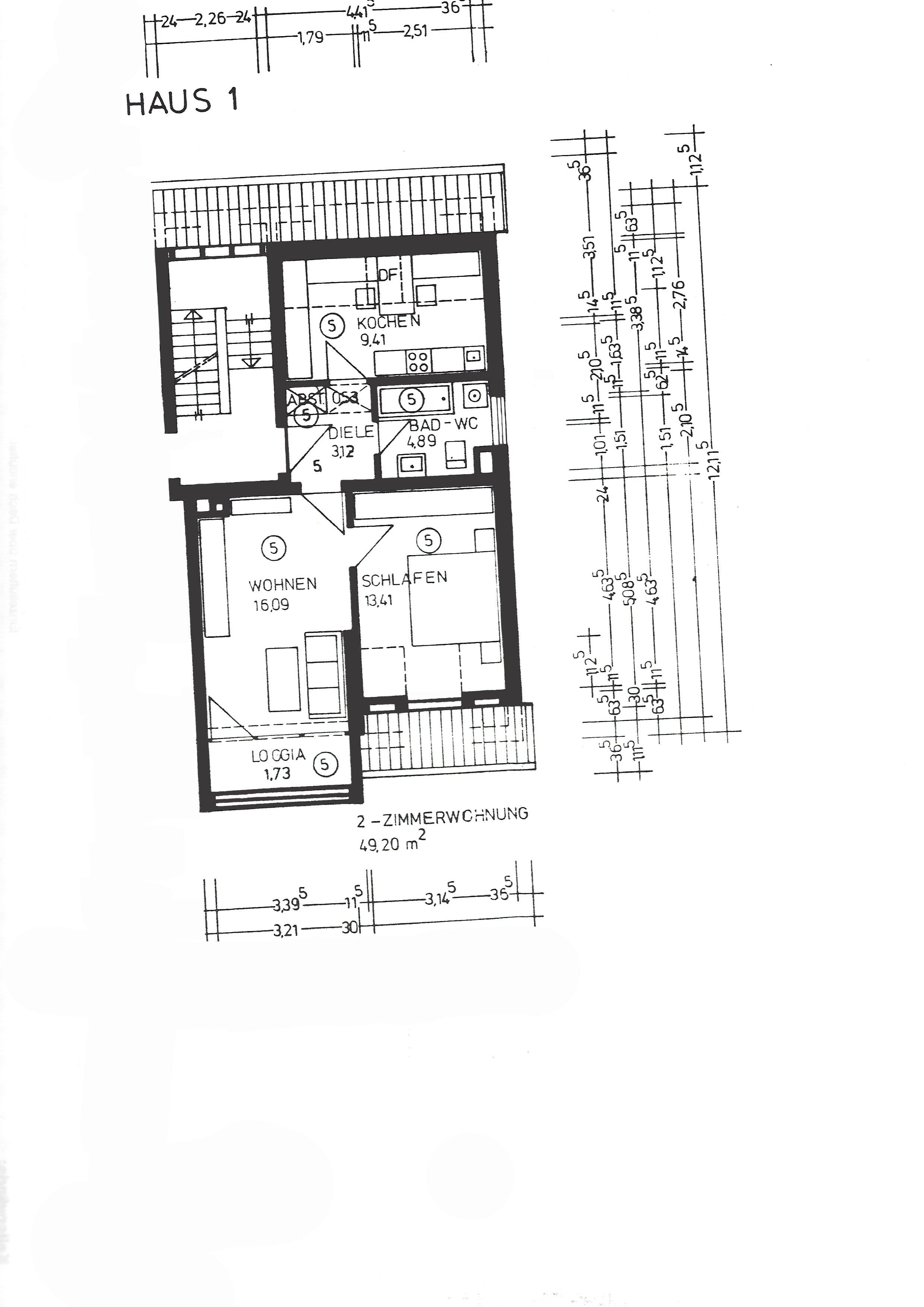 Wohnung zum Kauf 210.000 € 2 Zimmer 49,2 m²<br/>Wohnfläche 3.<br/>Geschoss Am Krautgarten 1 Mering Mering 86415