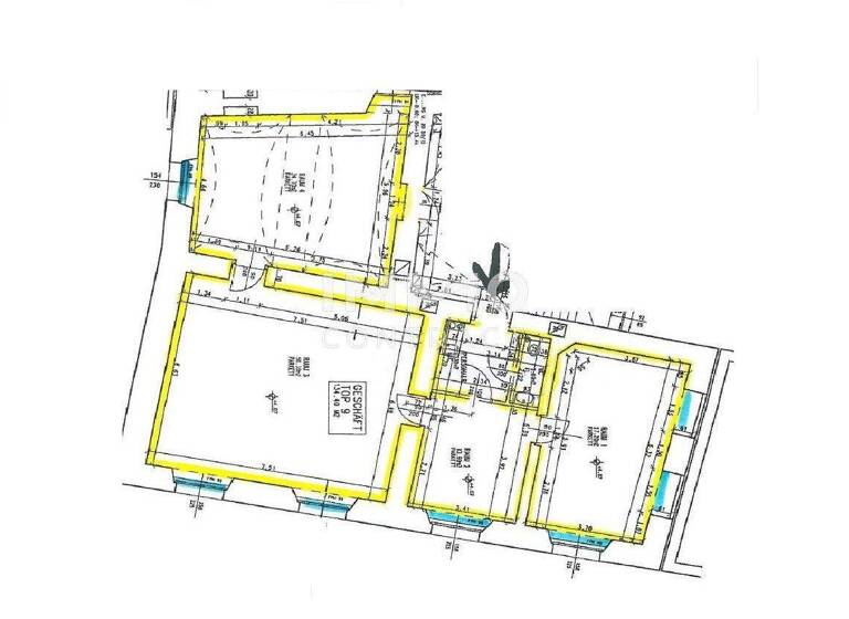 Bürofläche zur Miete 6,72 € 4 Zimmer Sporgasse 11 Innere Stadt Graz 8010