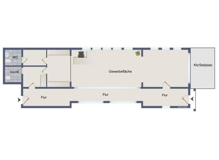Bürofläche zum Kauf 110.000 € 3 Zimmer 92 m² Bürofläche Bad Wildbad 75323