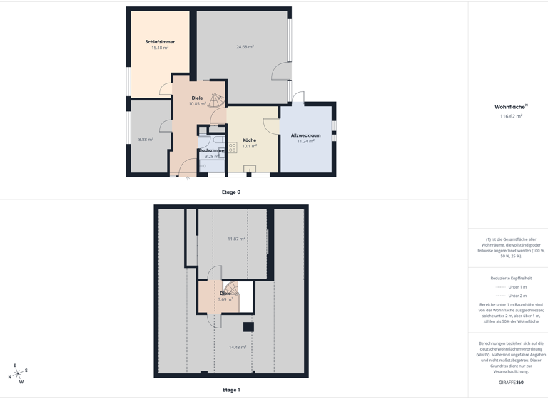 Doppelhaushälfte zum Kauf 4 Zimmer 100 m² 433 m² Grundstück Moordeich Stuhr 28816