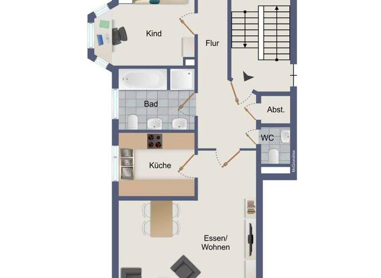 Wohnung zum Kauf 260.000 € 3 Zimmer 87 m² EG Lonsee 89173