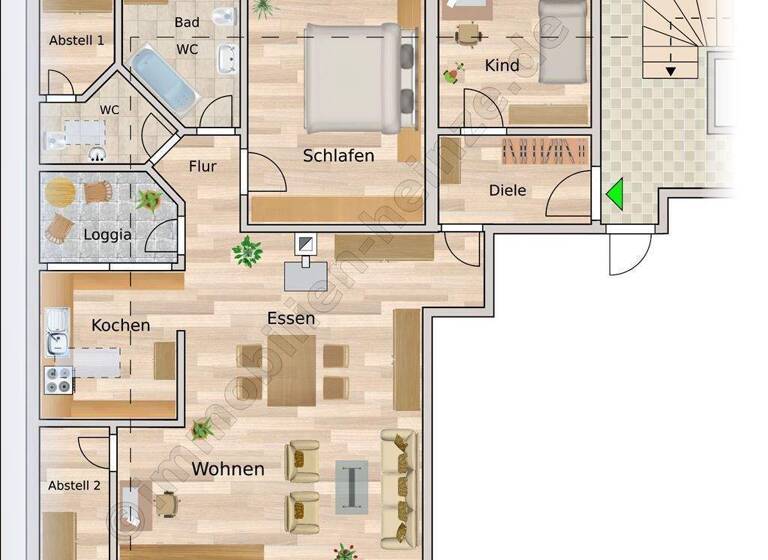 Wohnung zum Kauf 259.000 € 3,5 Zimmer 91 m² 3. Geschoss frei ab sofort Bamberg 96052