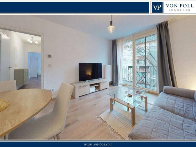 Wohnung zum Kauf 380.000 € 2 Zimmer 48,2 m² 2. Geschoss Ostend Frankfurt am Main 60314