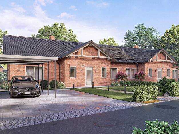 Bungalow zum Kauf - Erstbezug provisionsfrei 549.000 € 3 Zimmer 123,5 m² 702 m² Grundstück frei ab 01.12.2026 Vor dem Allerbruch 9a Barum Barum 21357