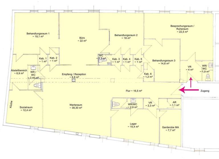 Büro zur Miete 3.970 € 236 m² Bürofläche Wien 1140