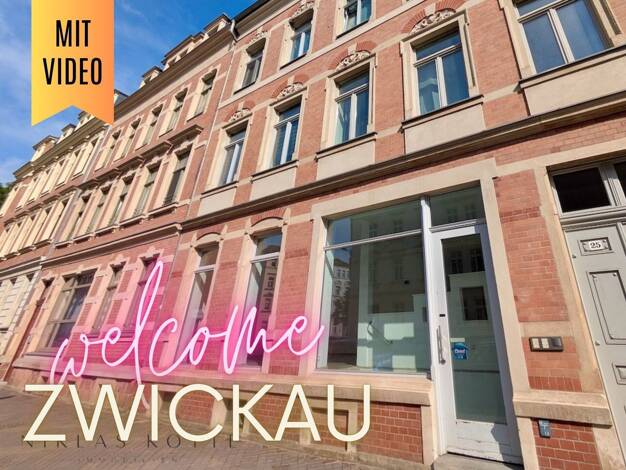 Laden zur Miete 400 € 2 Zimmer 64,5 m² Verkaufsfläche Moritzstraße 25 Innenstadt Zwickau 08056