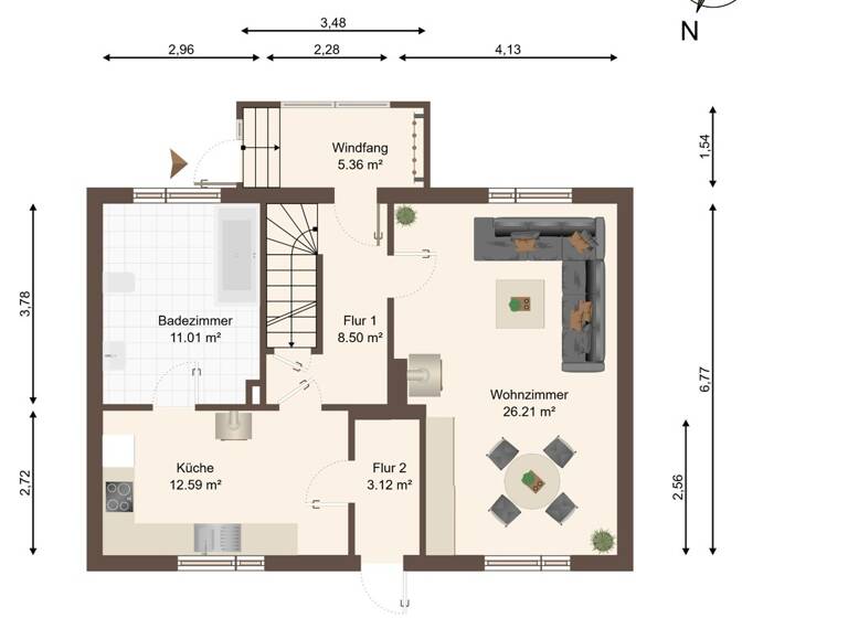 Einfamilienhaus zum Kauf 79.000 € 4 Zimmer 118,6 m² 303 m² Grundstück Emden Emden / Bebertal Ii 39343
