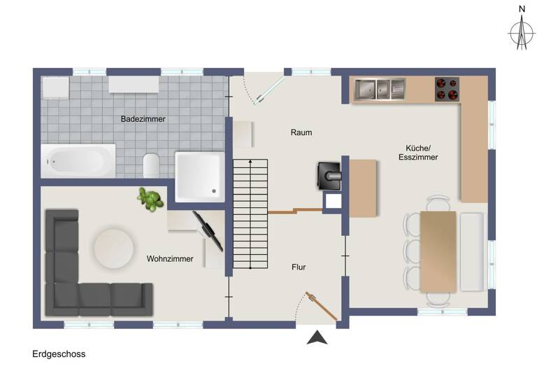 Einfamilienhaus zum Kauf 298.000 € 3 Zimmer 70 m² 290 m² Grundstück Stetten Niederstotzingen 89168