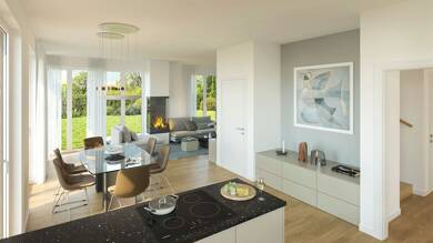 Doppelhaushälfte zum Kauf - Erstbezug provisionsfrei 959.000 € 5,5 Zimmer 134,9 m² 313 m² Grundstück frei ab 01.09.2026 Dannenrüsch 6b Sasel Hamburg 22393
