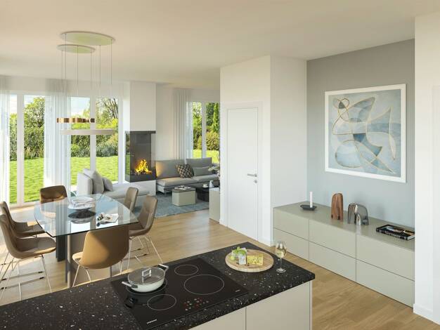 Doppelhaushälfte zum Kauf - Erstbezug provisionsfrei 959.000 € 5,5 Zimmer 134,9 m² 313 m² Grundstück frei ab 30.09.2026 Dannenrüsch 6b Sasel Hamburg 22393