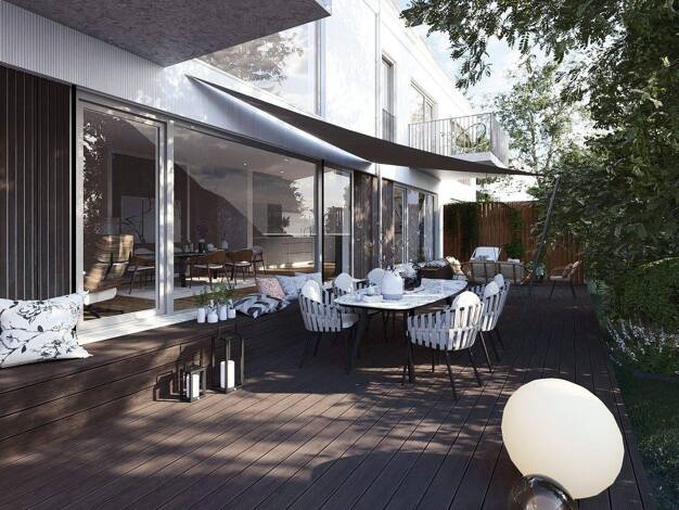 Terrassenwohnung zur Miete - Erstbezug 2.170 € 3 Zimmer 86,5 m² EG frei ab sofort Dachau 85221