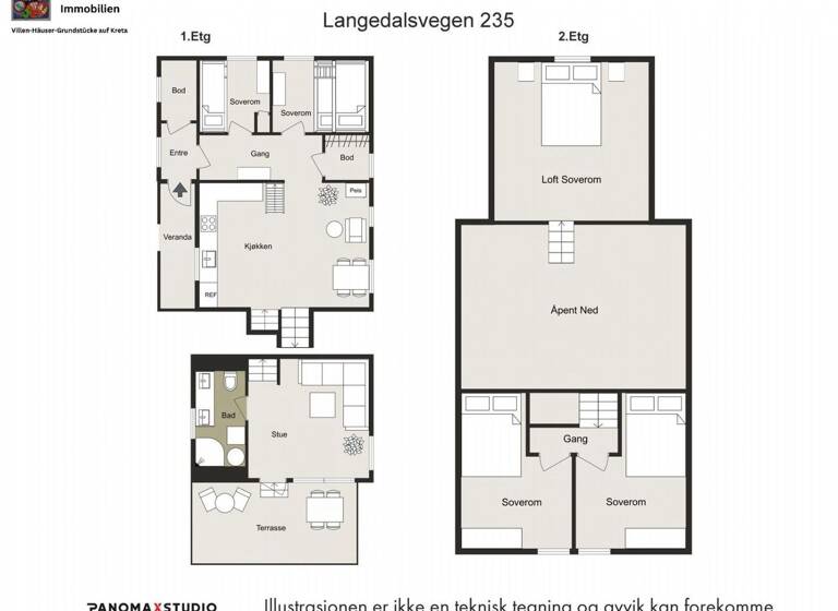Haus zum Kauf 250.000 € 3 Zimmer 70 m² 769 m² Grundstück Seljestad / Langedalstølen 5763
