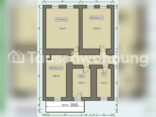 Wohnung zur Miete Tauschwohnung 445 € 3 Zimmer 70 m² EG Neustadt-Neuschönefeld Leipzig 04315