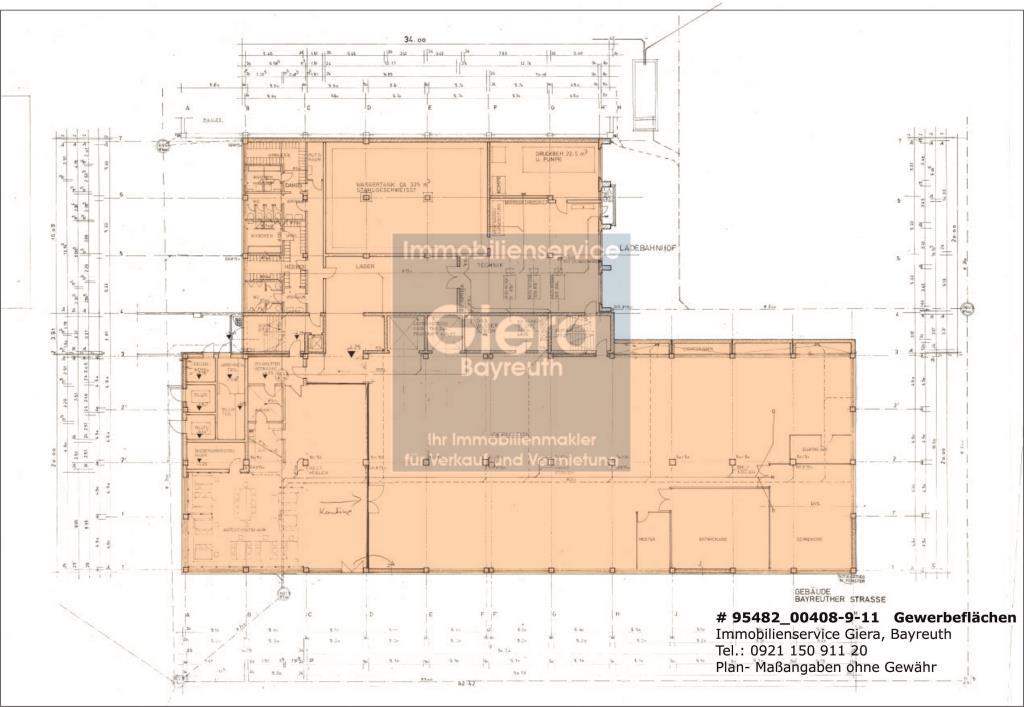 Halle/Industriefläche zur Miete provisionsfrei 4,50 € 8.866 m²<br/>Lagerfläche Gefrees Gefrees 95482