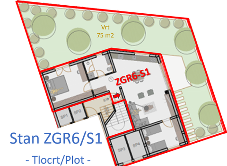 Wohnung zum Kauf 257.535 € 3 Zimmer Pula 52100