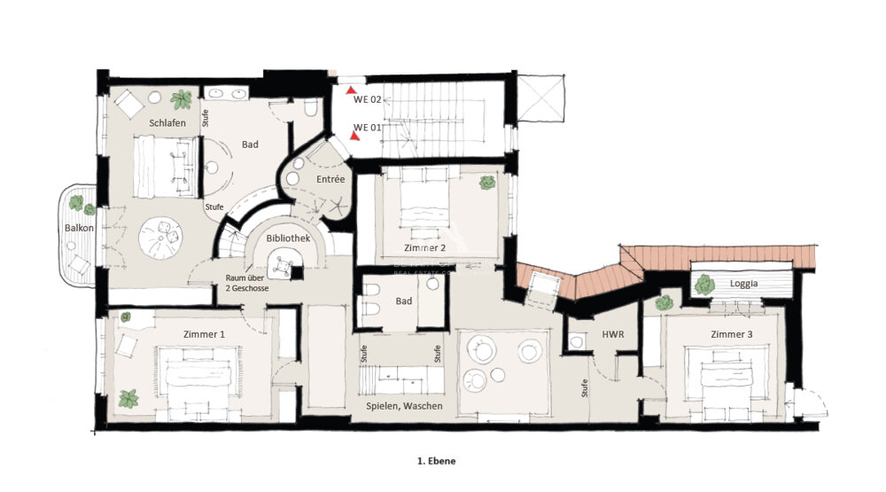 Rohdachboden zum Kauf provisionsfrei 1.390.000 € 13 Zimmer 490 m²<br/>Wohnfläche 5.<br/>Geschoss Alt-Moabit 104a Moabit Berlin 10559