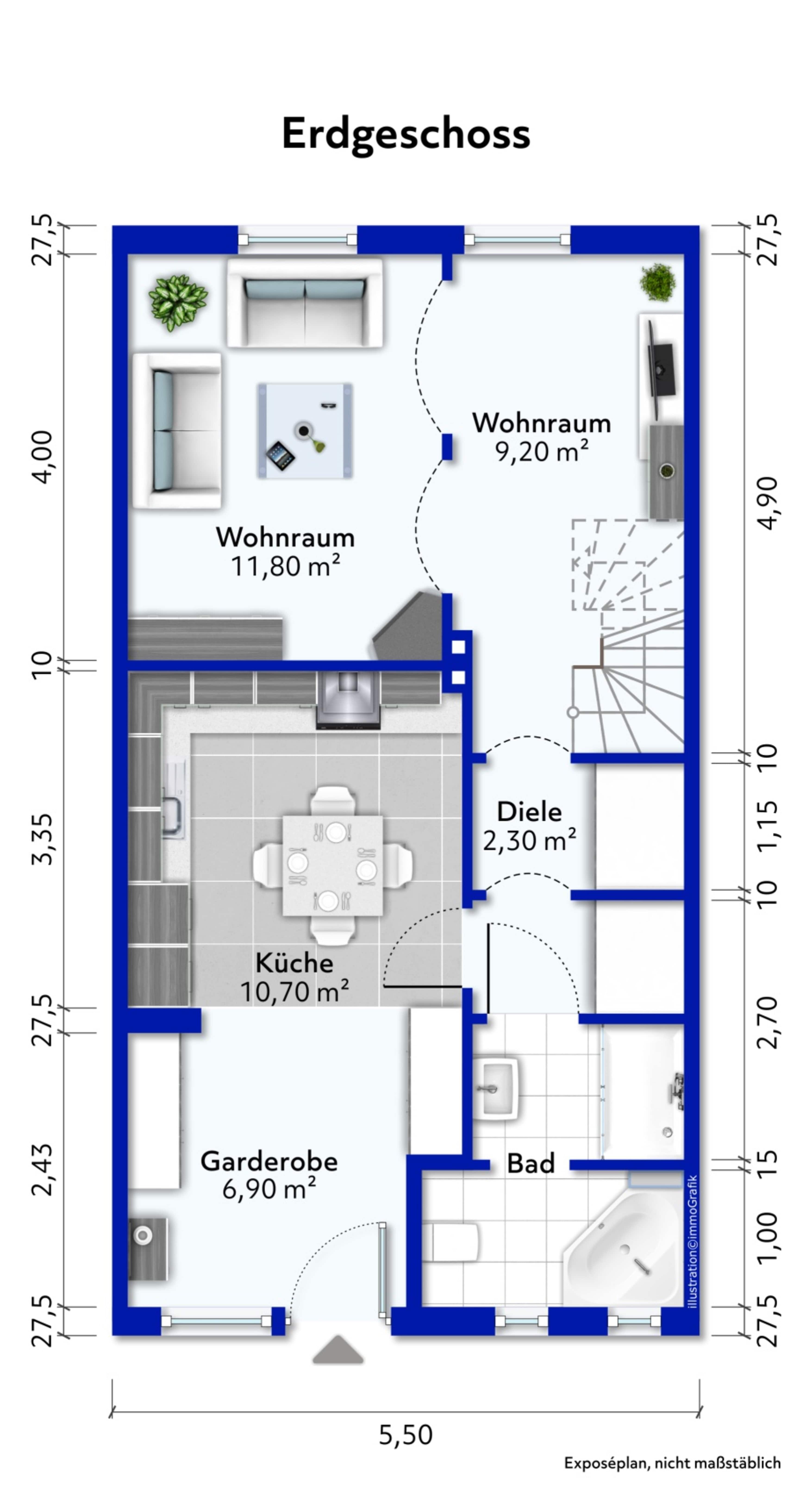 Reihenmittelhaus zum Kauf 199.900 € 3 Zimmer 80 m²<br/>Wohnfläche 110 m²<br/>Grundstück Oslebshausen Bremen 28239