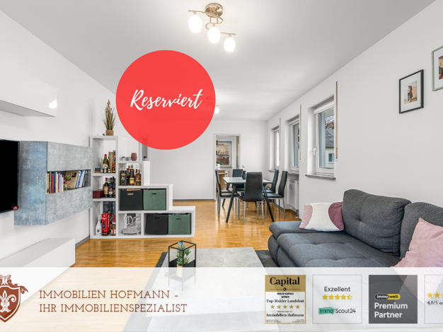 Wohnung zum Kauf 288.000 € 3 Zimmer 70 m² 1. Geschoss Achdorf Landshut 84036