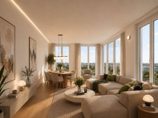 Penthouse zur Miete - Erstbezug 2.320 € 3,5 Zimmer 110,4 m² 5. Geschoss frei ab 01.01.2027 Feuerbach Feuerbach 70469