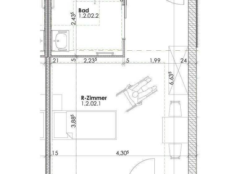 Wohnung zum Kauf provisionsfrei 252.733 € 2 Zimmer 59,1 m² Tiefenbach 93464