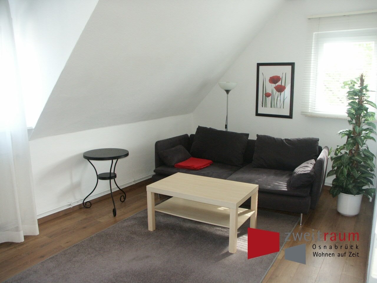 Wohnung zur Miete Wohnen auf Zeit 820 € 2 Zimmer 48 m²<br/>Wohnfläche 24.02.2025<br/>Verfügbarkeit Wüste 160 Osnabrück 49080