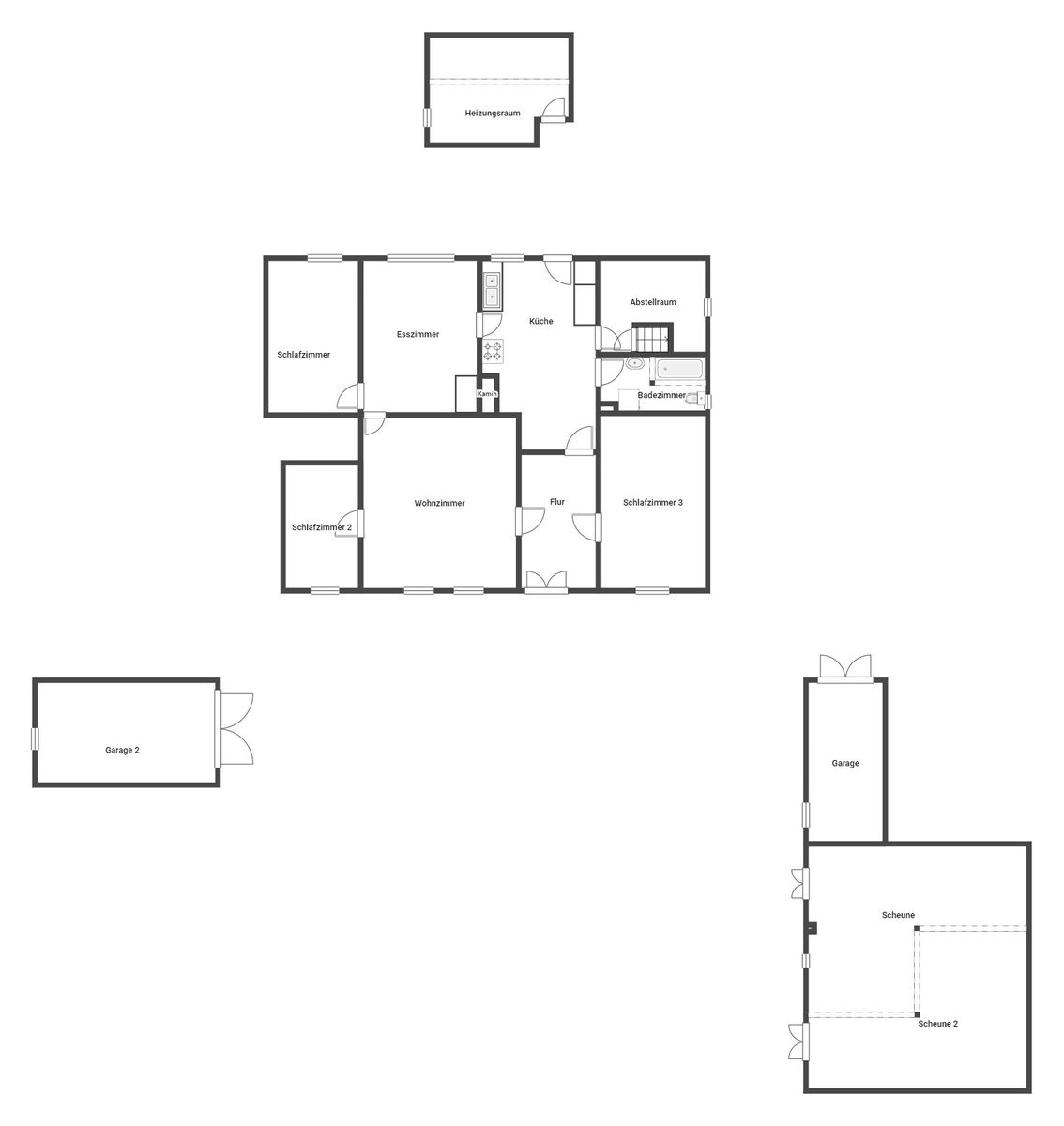 Immobilie zum Kauf als Kapitalanlage geeignet 45.000 € 5 Zimmer 113 m²<br/>Fläche 2.169,2 m²<br/>Grundstück Japenzin 17392