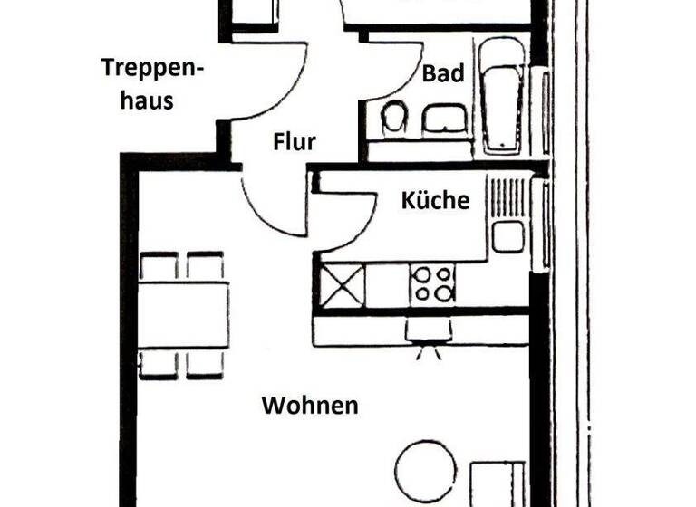 Wohnung zum Kauf 146.000 € 2 Zimmer 48 m² 2. Geschoss Kleinzschachwitz Dresden 01259