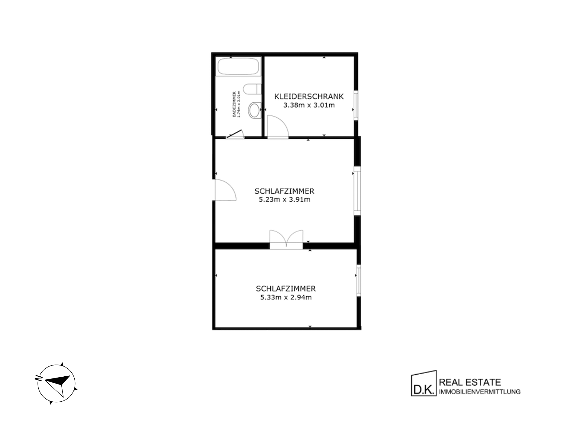 Wohnung zur Miete 950 € 2 Zimmer 55 m²<br/>Wohnfläche 3.<br/>Geschoss Oranienburg Oranienburg 16515