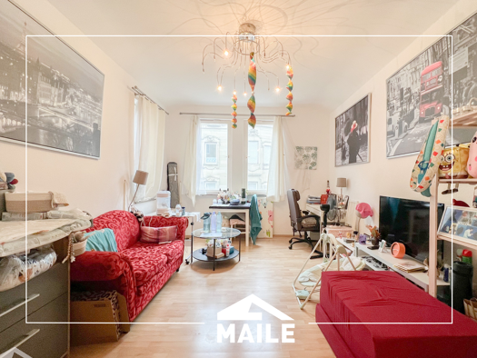 Wohnung zur Miete 990 € 2 Zimmer 48 m² 2. Geschoss frei ab 01.05.2026 Falbenhennenstraße 7 Süd Stuttgart Stuttgart-Süd 70180