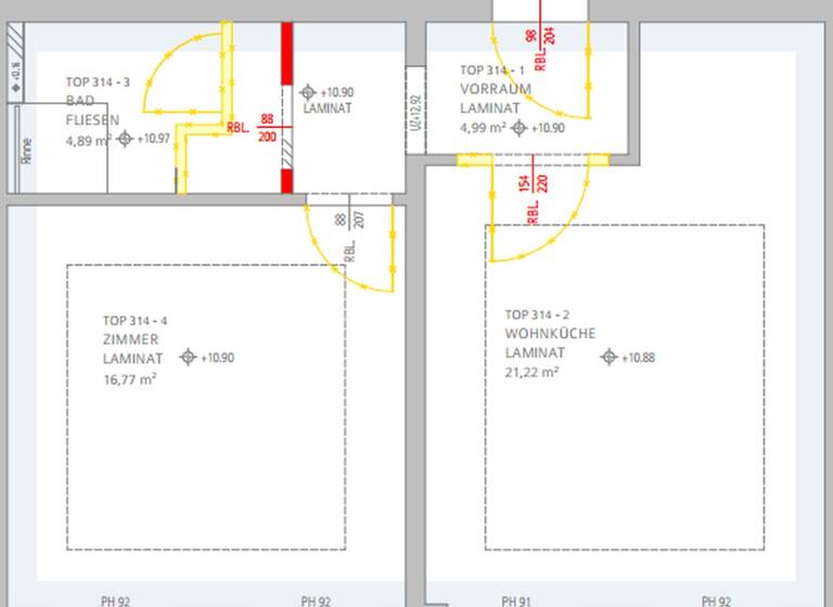 Wohnung zur Miete auf Zeit 1.000 € 2 Zimmer 48 m² frei ab sofort Saint-Julien-Str. 3 Salzburg 5020