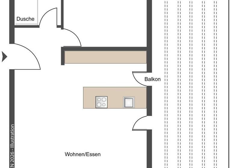 Wohnung zum Kauf provisionsfrei 429.800 € 2 Zimmer 63,4 m² 1. Geschoss Friedrichshofen Ingolstadt 85049