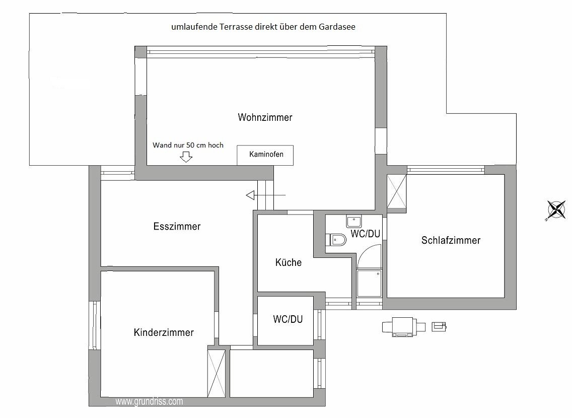 Einfamilienhaus zum Kauf 3 Zimmer 97 m²<br/>Wohnfläche 850 m²<br/>Grundstück Toscolano-Maderno 3719