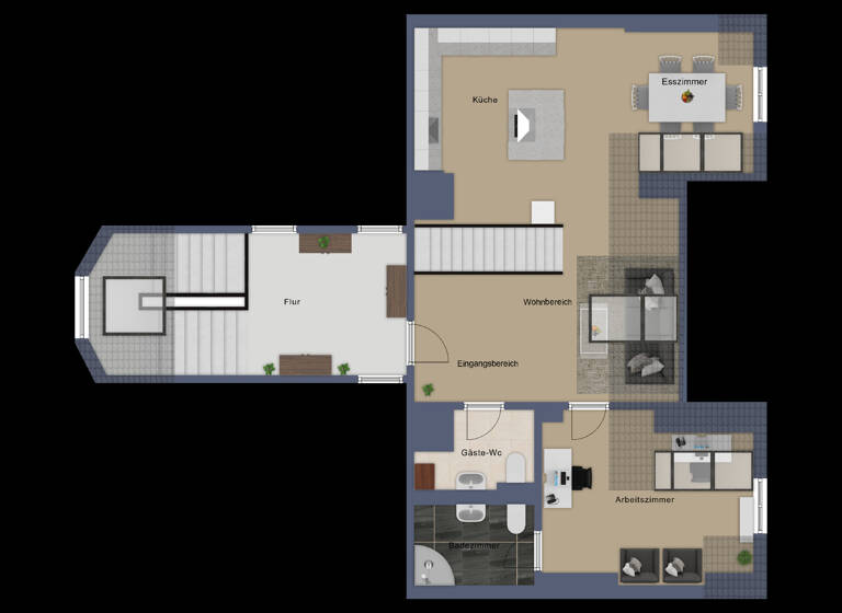 Penthouse zum Kauf provisionsfrei 5 Zimmer 206 m²<br/>Wohnfläche 5.<br/>Geschoss Hardenbergstraße 23 Südvorstadt Leipzig / Leipzig Südvorstadt 04275
