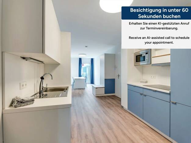 Studio zur Miete 556 € 1 Zimmer 18,5 m² 2. Geschoss frei ab 11.04.2026 Rathenaustraße Oberschöneweide Berlin 12459